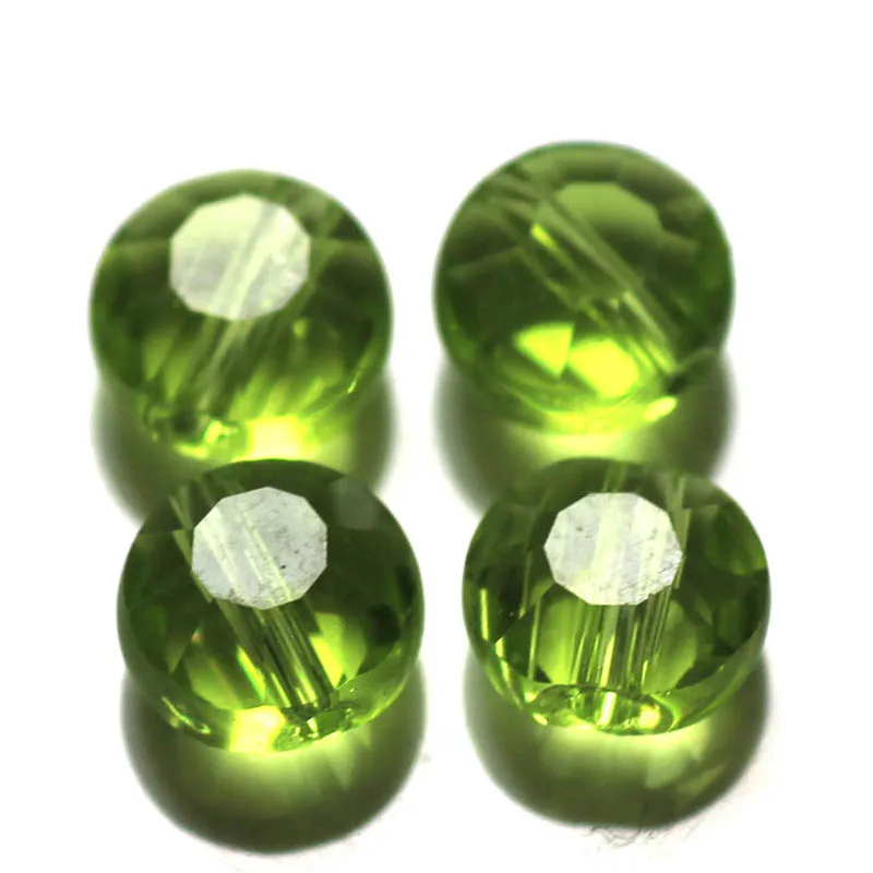AAA 100pcs 6mm  Austrian Crystal Beads Button Shape Glass Loose Needlework Beads for Jewelry Making Bracelet Earring DIY