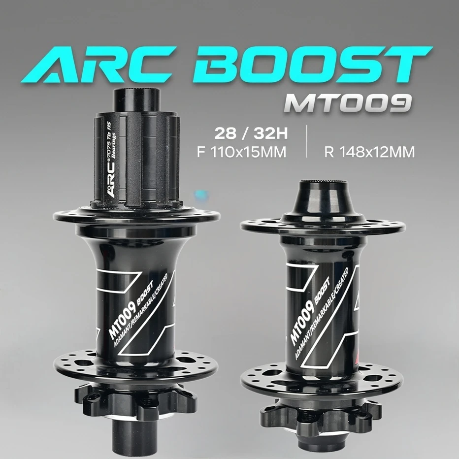 ARC MT009 BOOST-Naben, 110 x 15 148 x 12 mm, 6 Sperrklinken, 114 Klicks, 28H/32H, CNC-Aluminium-MTB-Naben mit Freilaufkörper für 12 Sekunden – Detail 12