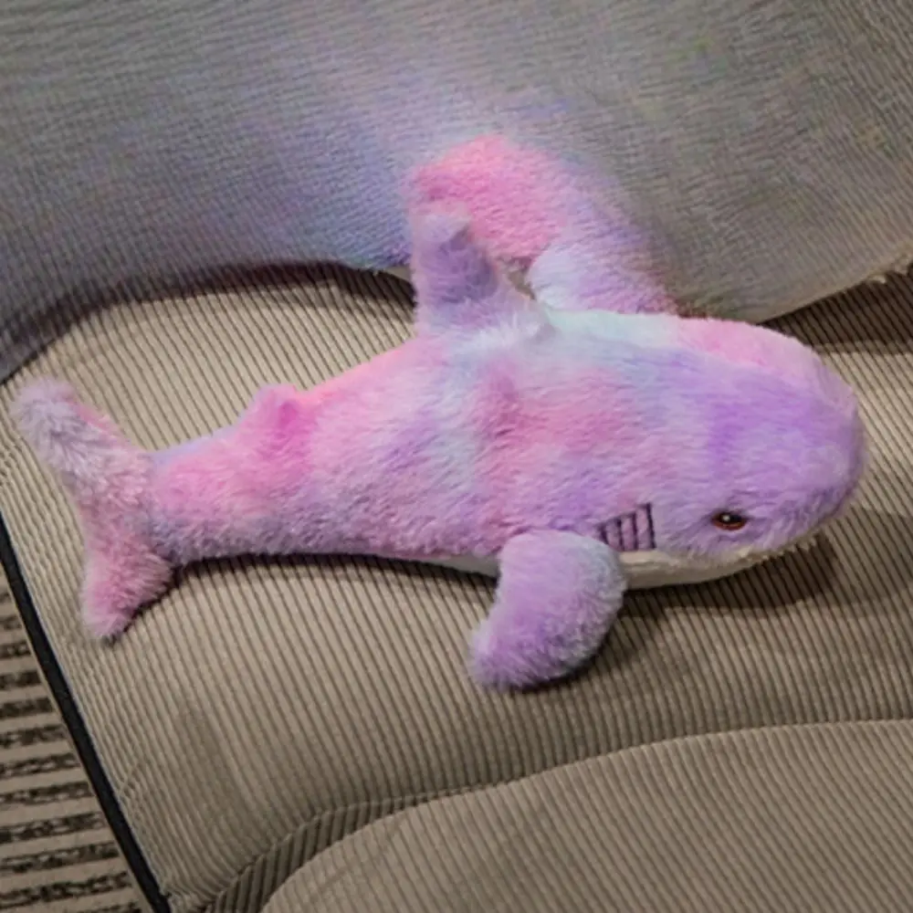 Animal dos desenhos animados tubarão brinquedo de pelúcia simulação engraçado tubarão travesseiro almofada gigante kawaii animal leitura travesseiro presente aniversário