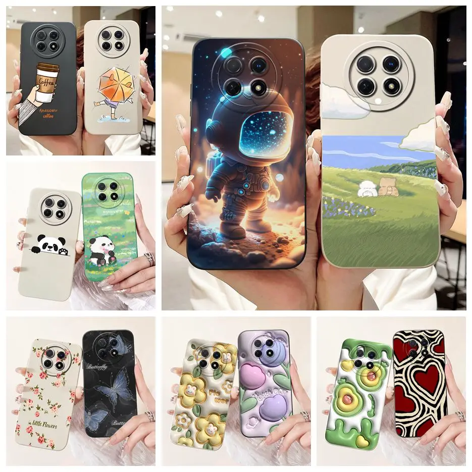 For Huawei Nova Y91 Case STG-LX1 STG-LX2 Stylish Candy Painted Cover Shockproof Phone Case For Huawei Nova Y91 NovaY91 Soft Bags