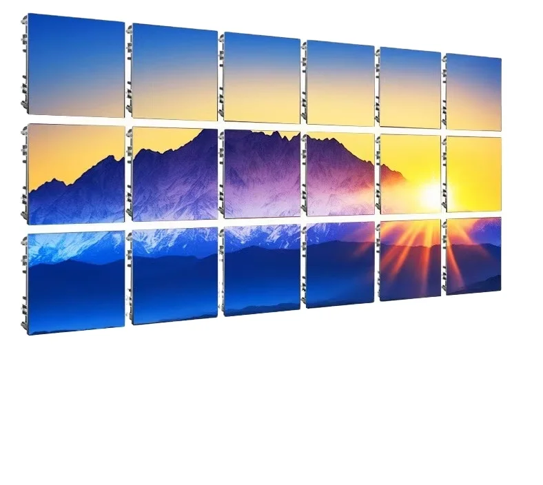 Layar LED SMD Penuh Warna P2.604 P3.91 untuk Dalam Ruangan, Ukuran 500*1000 Meter, Panel Video Wall Siap Pakai (Turnkey)