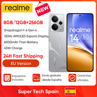 Global Version realme 14 5G Smartphone Snapdragon 6 Gen 4 50MP OIS AI Camera 120Hz AMOLED Esports Display 6000mAh Battery