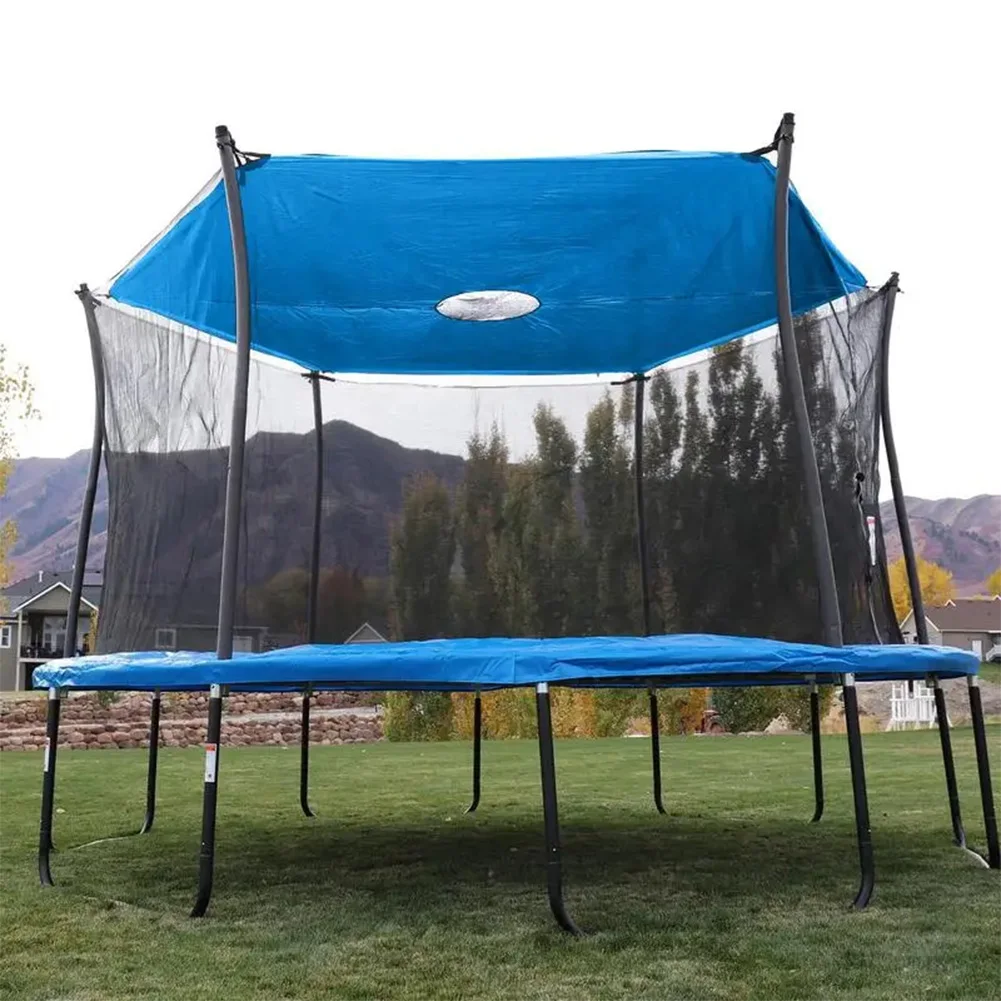 6/8/10ft Trampolines Canopy Sun-Protection Trampolines Sunshade Accessories Trampoline Roof for Outdoor Backyard Playground