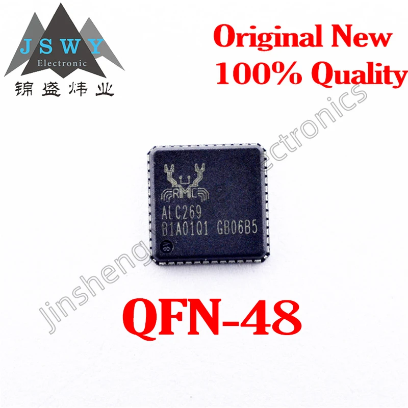 

(5/20 pieces) ALC269 QFN-48 Highly Integrated Audio Codec Brand New Original Stock Fast Shipping