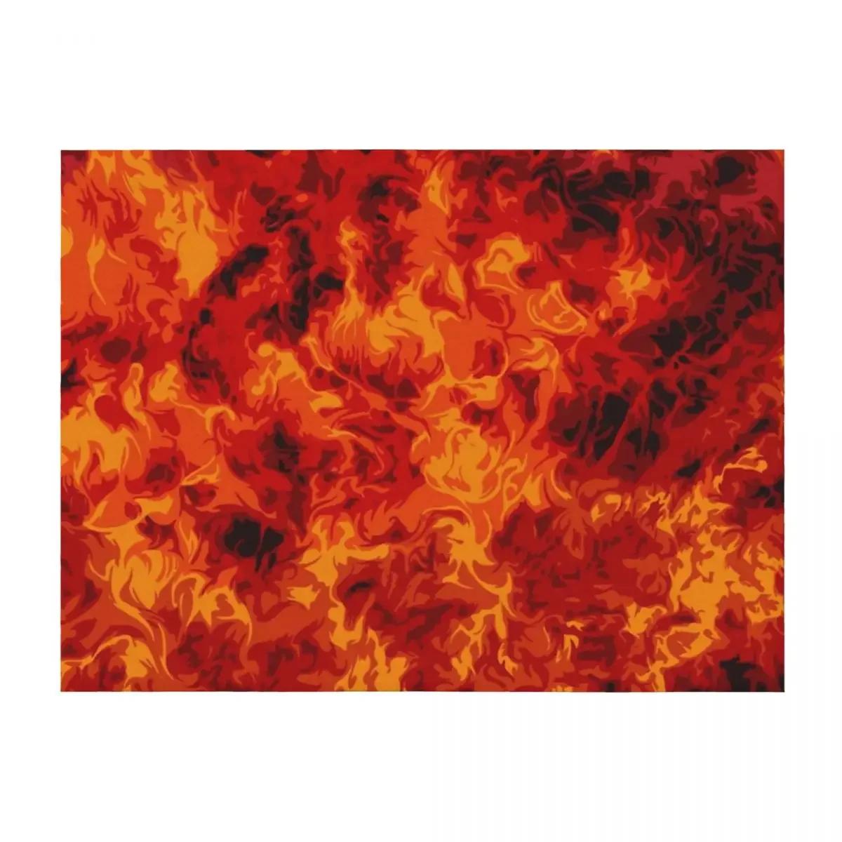 

Ian Connor Fire Art Throw Blanket Cute For Baby Plaid Kid'S Blankets