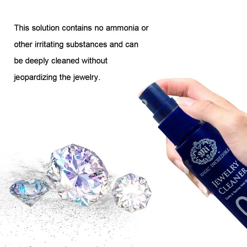 ML Jewelry Cleaning Liquid Silver Jewelry Rust Remover Polishing Gem Jewelry Cleaner Diamond Gold AntiTarnish Cleaning