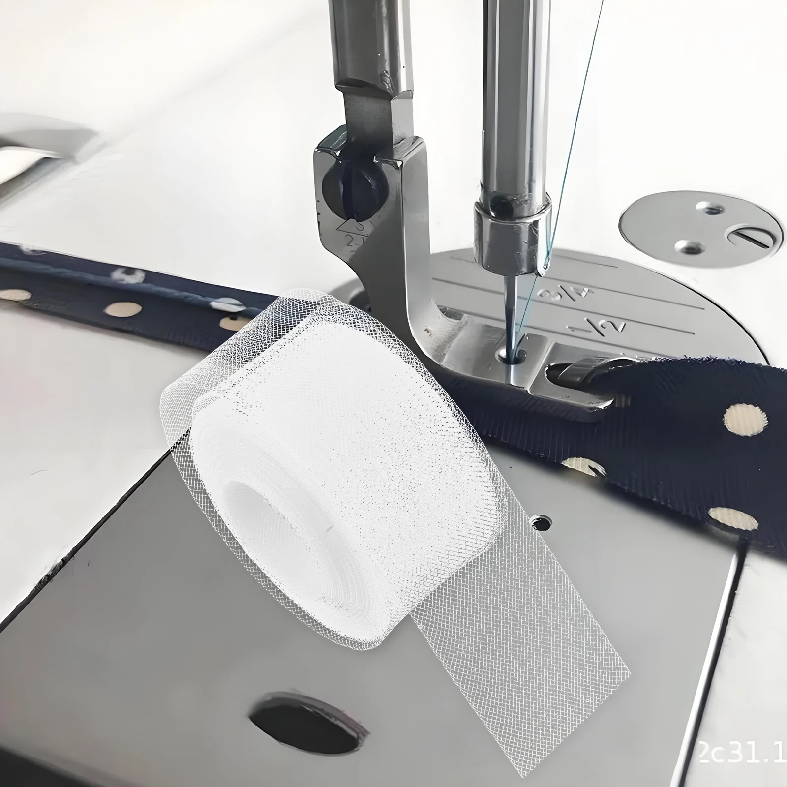 

5Cm Polyester Mesh Boning Trim Stiff Dress Shaping Ribbon For Wedding Gowns Dance Skirts Diy Sewing Craft Projects Fishbone Net