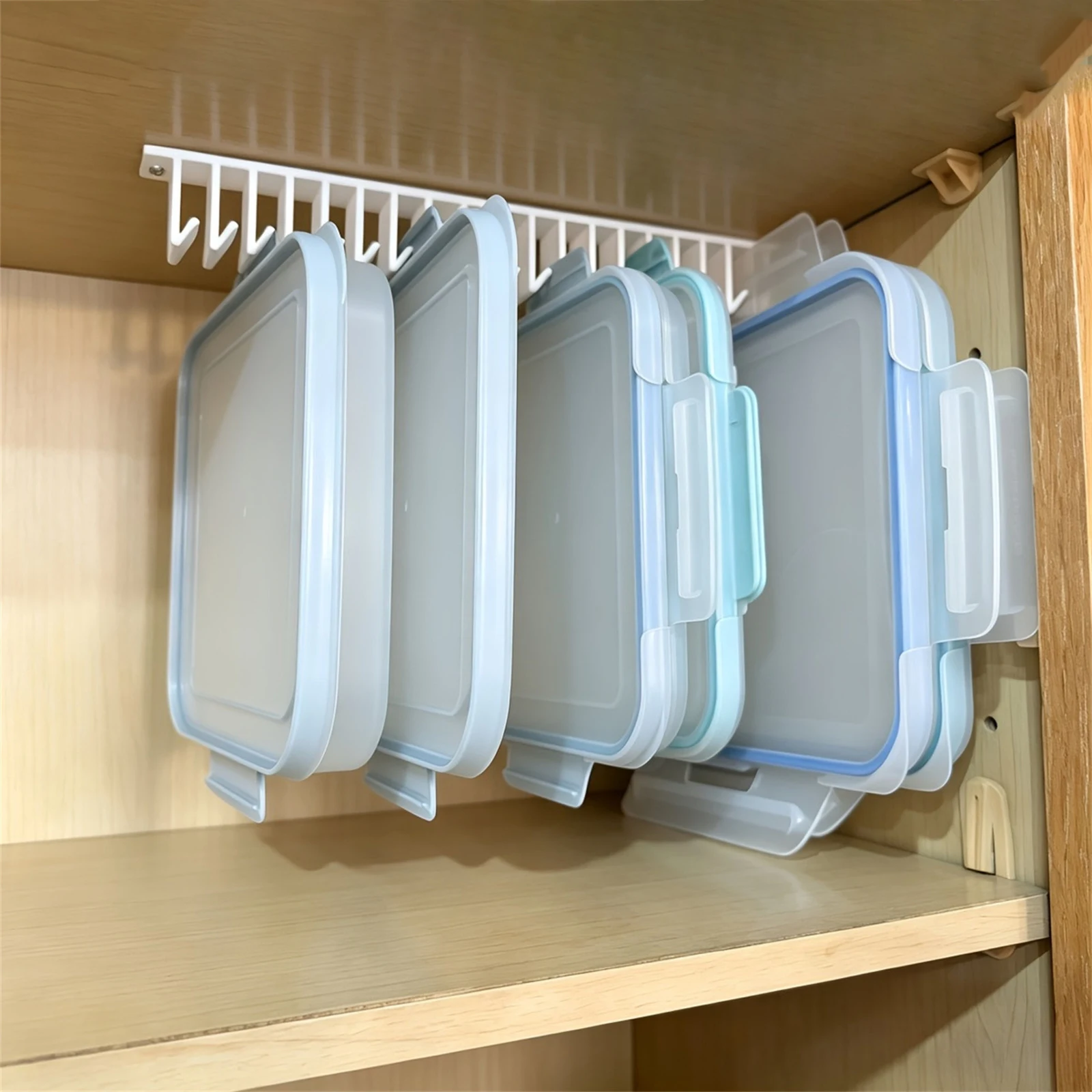 Kitchen Cabinet Organizer Rack Modular Storage Holder for Lids Anti Slip PLA Drawer Divider for Home Office Bathroom Durable