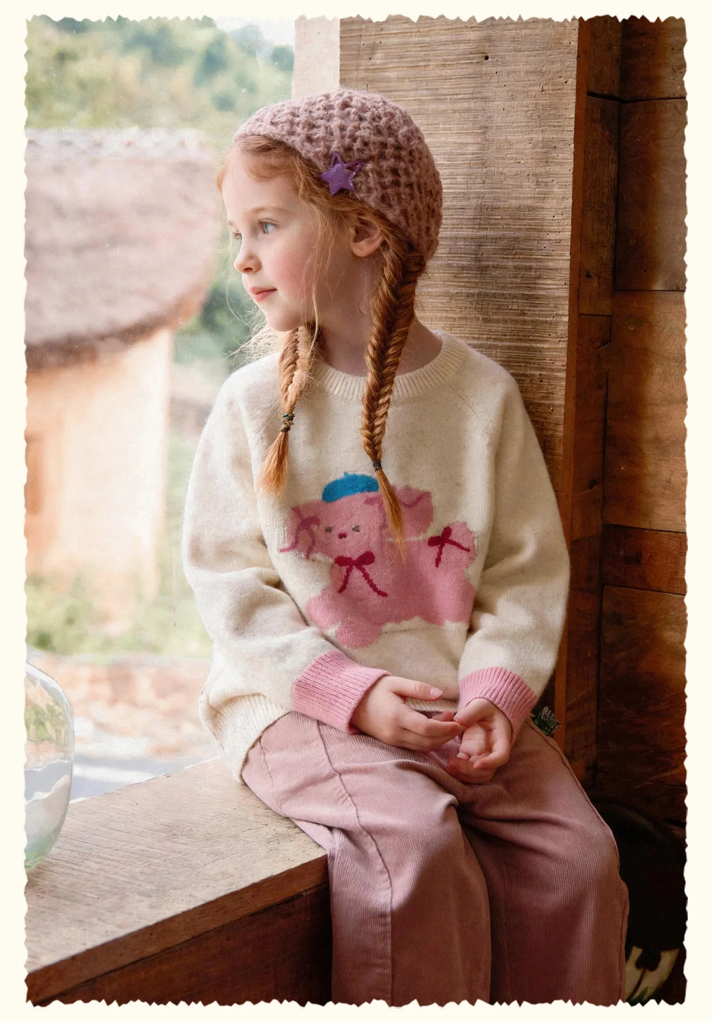 Amila 2026 Herbst Neuer Kinderpullover aus Wolle mit Raglanärmeln, Cartoon-Motiv mit niedlichen Haustieren, modisch, lässig, bequem, für den täglichen Gebrauch, Langarm-Oberteil – Detail 17
