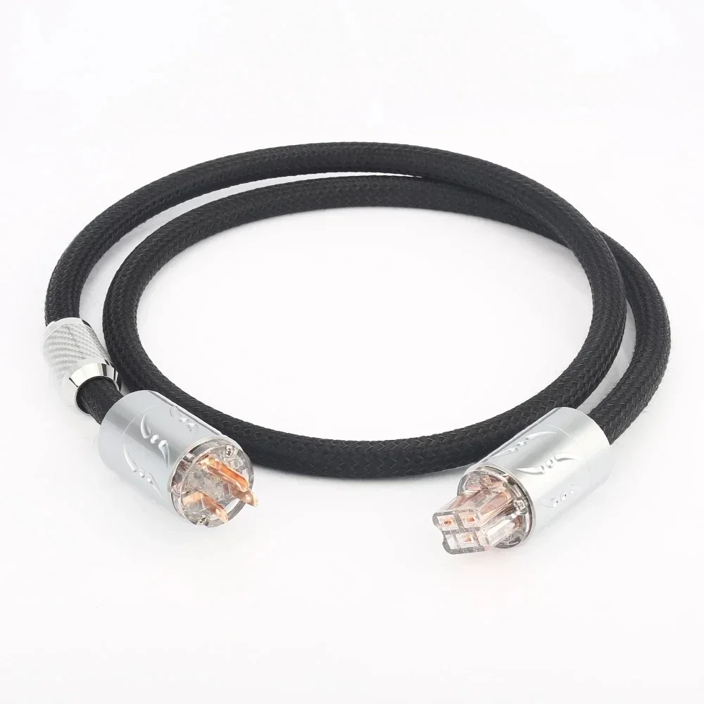 Viborg VP1501 US Audiophile Power Cord Cable C19 Pure copper 20A Amp IEC 100% Pure Copper