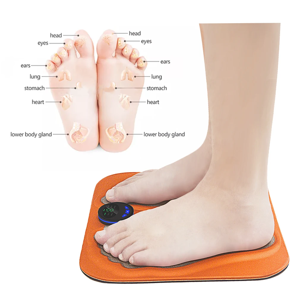 EMS Foot Massager for Neuropathy, EMS Sport Muscle Stimulator Massager Neuropathy Pain Relief for feet, with Remote Control