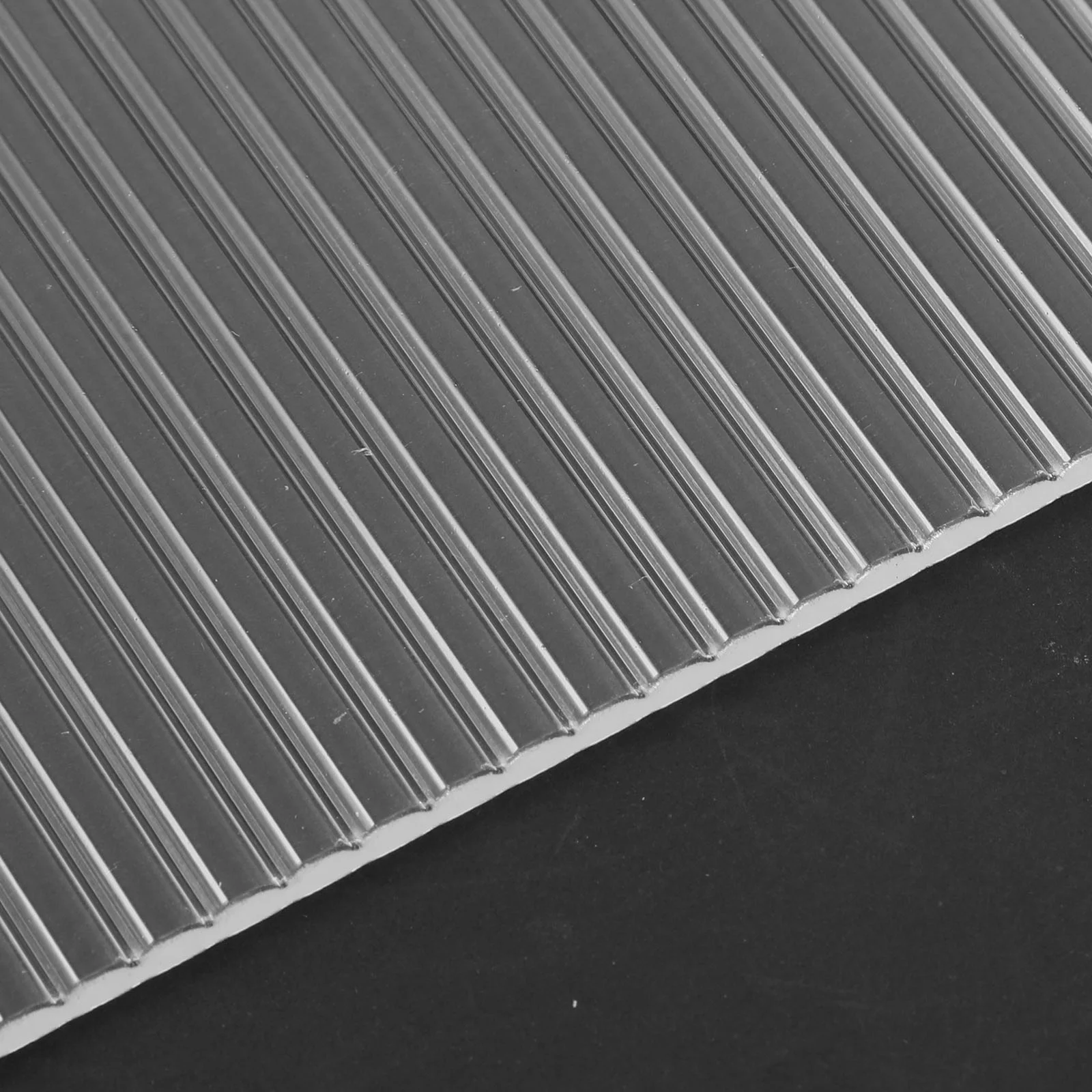 Raccoglitore in acrilico trasparente Copertina per notebook Raccoglitore a 6 anelli A5 Copertina a strisce trasparenti Diario Piccolo diario Planner Blocco note Copertina Memo Pad Shell