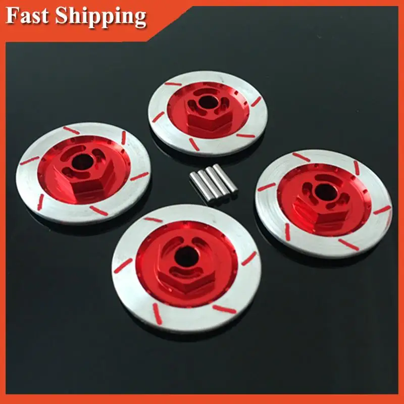 كفاءة 4 قطعة سبائك الألومنيوم قرص فرامل عجلة حافة صندوق معدني عرافة محول 12 مللي متر ل RC 1/10 سيارة HSP يطير الأسماك عربات التي تجرها الدواب شاحنة 94123 941