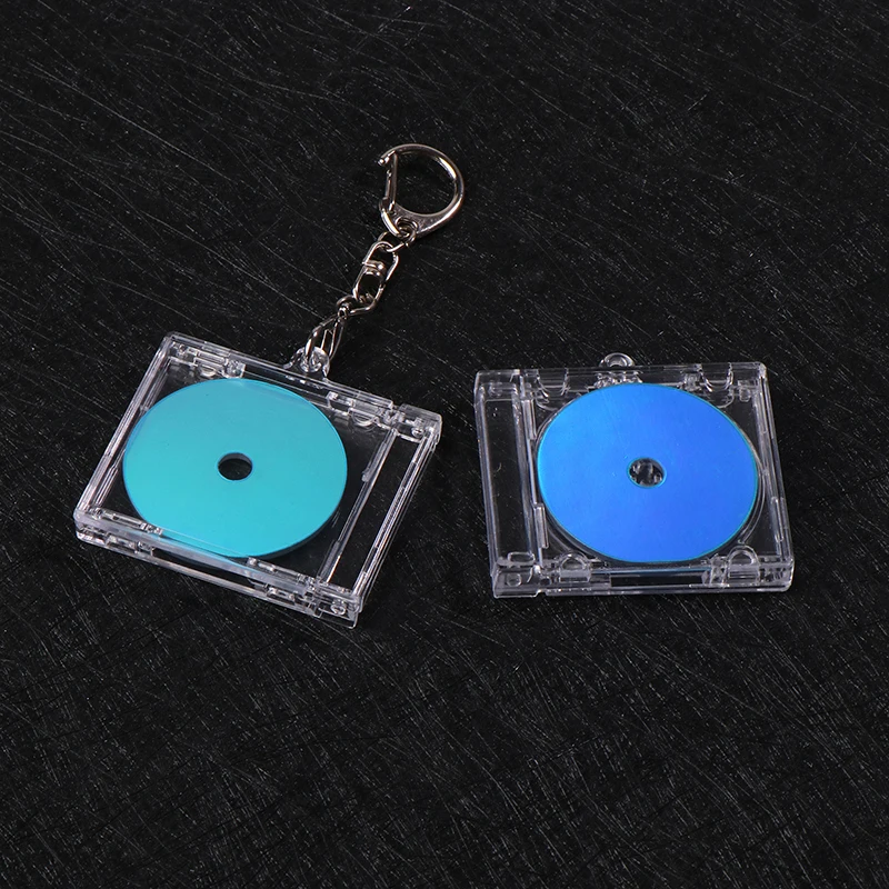 1PC Mini NFC Functional CD Disc For Music Lovers To Create Music Personalized Disc Creative DIY Acrylic Key Chain Label Gifts