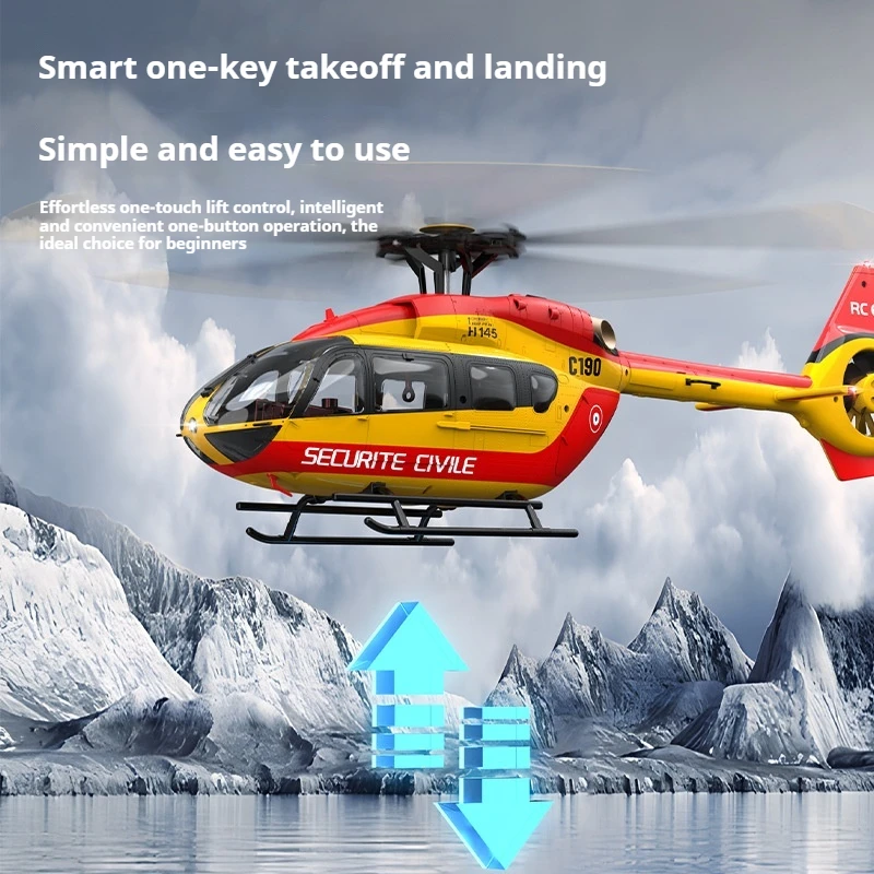 

New Six-Channel Full-Scale Brushless Remote Control Helicopter Fixed Height Streamer Military Aircraft Model Toy Boys Gift