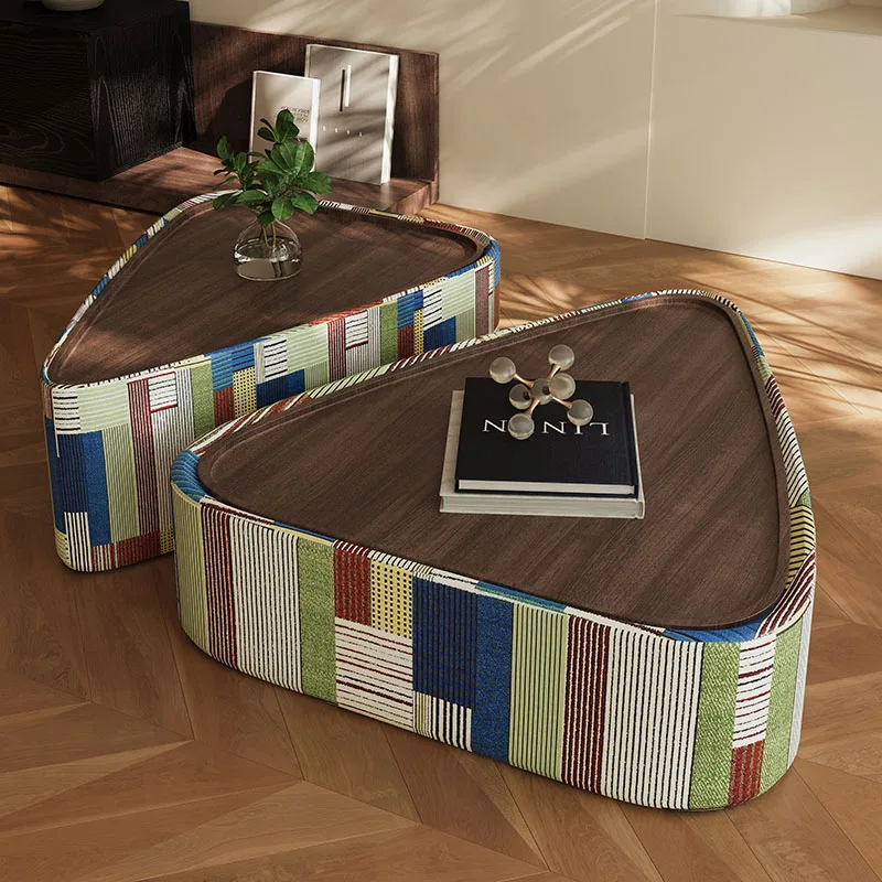 ra- Aesthetic Coffee Table Modern Designer Luxury Living Room Storage Side Table Unique Minimalist Meubles Home Furniture-
