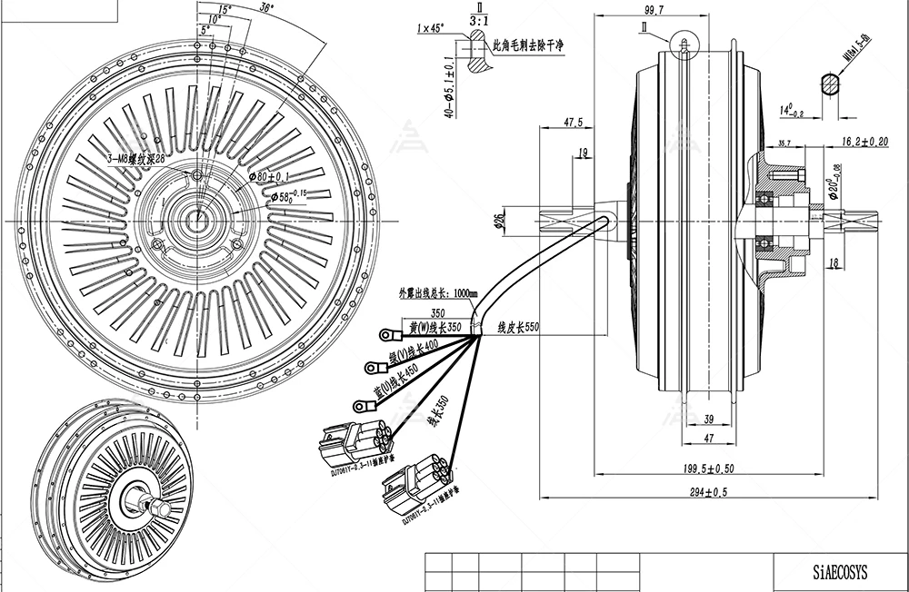

TLF QSMotor 273 8000W V3 72V with 17x4.25 Inch Moped Wheel Rim 120kph High Speed E-Motorcycle Spoke Hub Motor