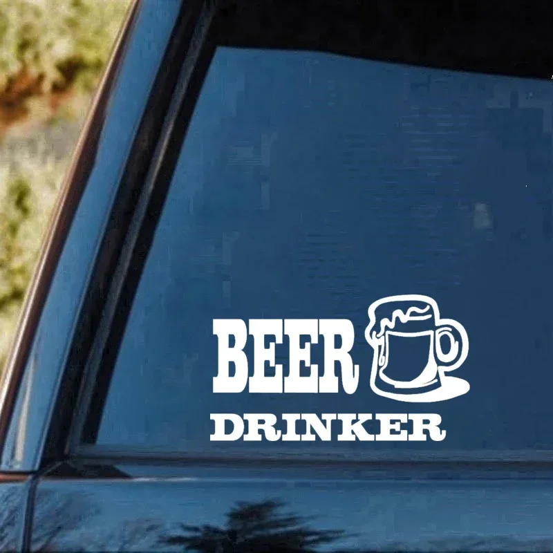 Автомобильная наклейка для поилки пива, наклейка для грузовика, окна, автомобильные аксессуары, мотоциклетный шлем, автомобильный Стайлинг, заднее стекло, виниловые наклейки,