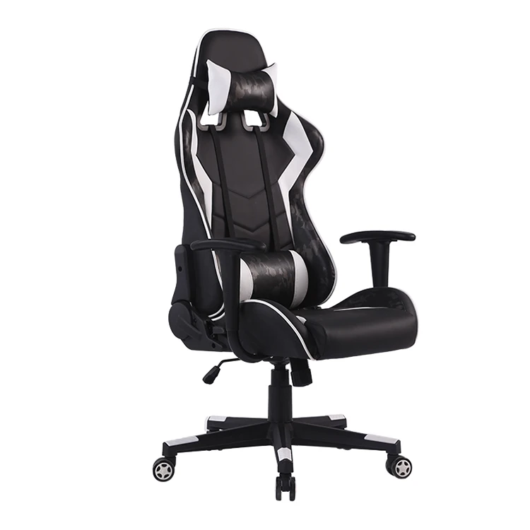 

Игровое кресло-реклайнер для геймеров, поворотное, с высокой спинкой, из черной кожи, для ПК, для детей, в стиле аниме