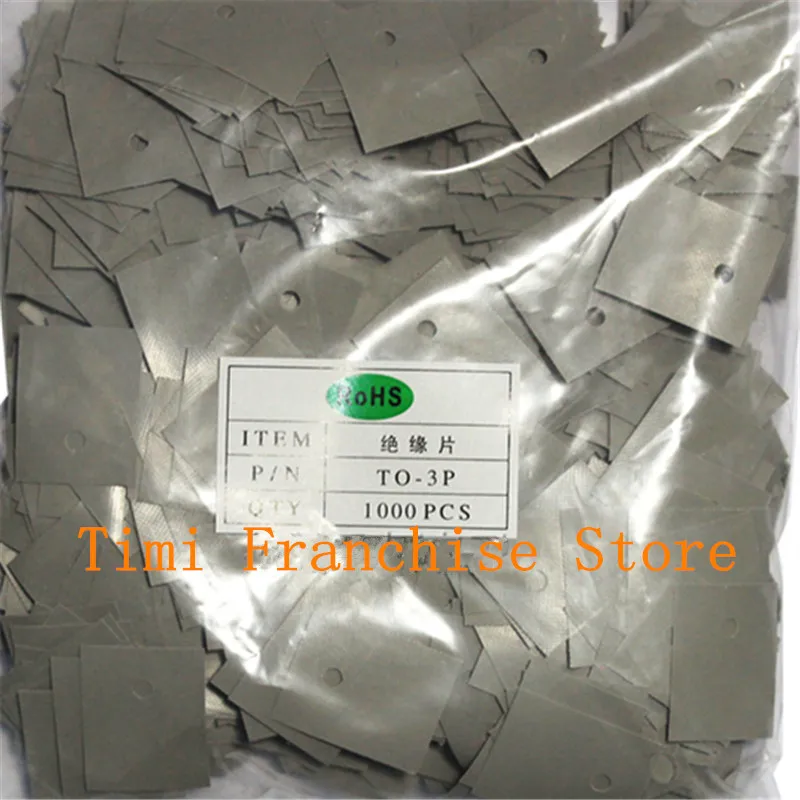 1000pcs TO-220 insulation tablets circle M3 transistor pads Bushing TO-247 Plastic Insulation Washer TO-3