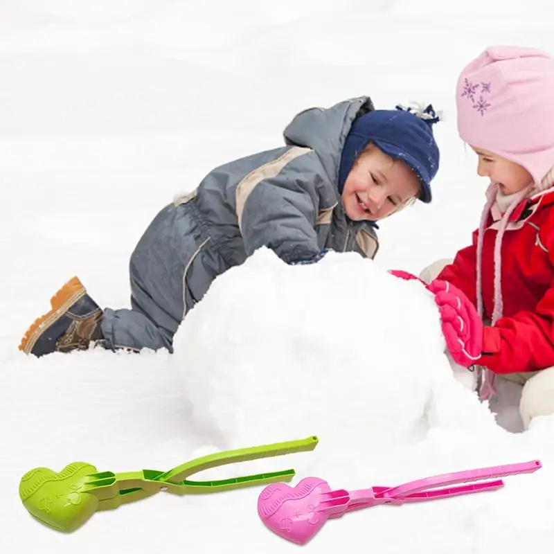 Heart Maker Winter Snow Toys Winter Mould Winter Outdoor Fights Maker Tool Clip Winter Snow Toy For Kids And Adults