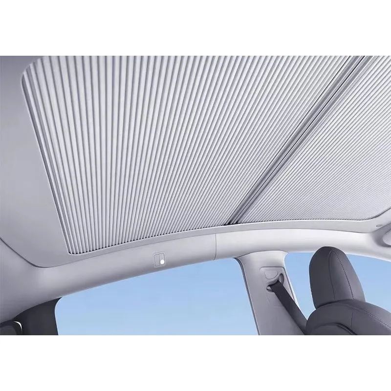 Magnetic Suction Telescopic Integrated Sunshade  Heat Insulation Sunshade for tesla Model Y