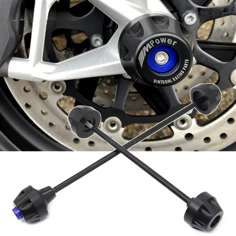 Rear Front Axle Fork Crash Slider For BMW S1000RR S1000R S1000XR 2019-2024 Motorbike Wheel Protector S1000 R RR XR M 2020 2021