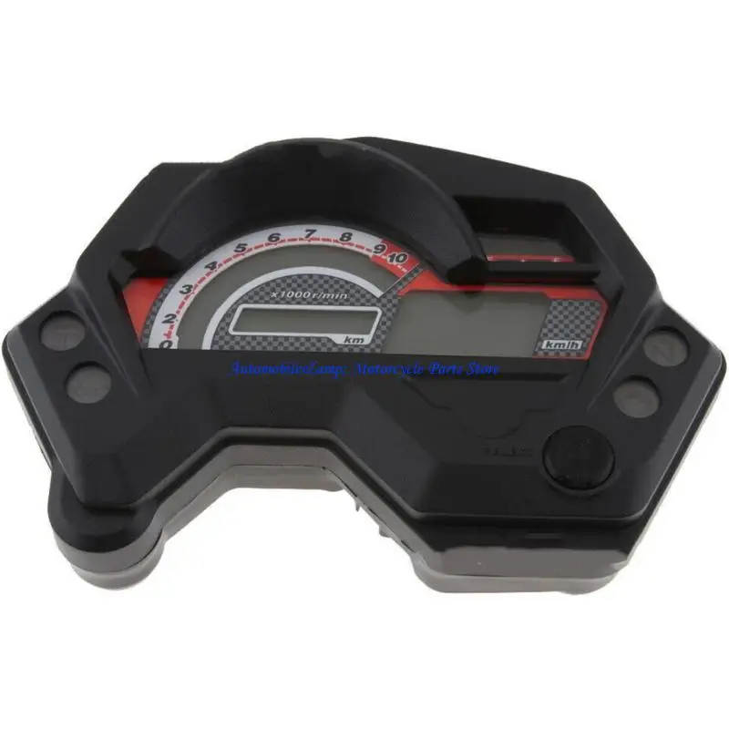 

H7BD Universal Motorcycle Tachometer Multifunction LCD Display Odometer Level Monitor ABS Material Built For FZ16