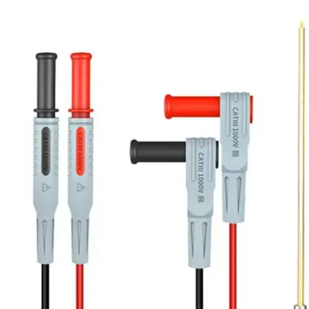 18PCS Multimeter Kit With Wire Piercing Clip Puncture Probe 4mm Banana For Automotive Car Repair Electrical Testing