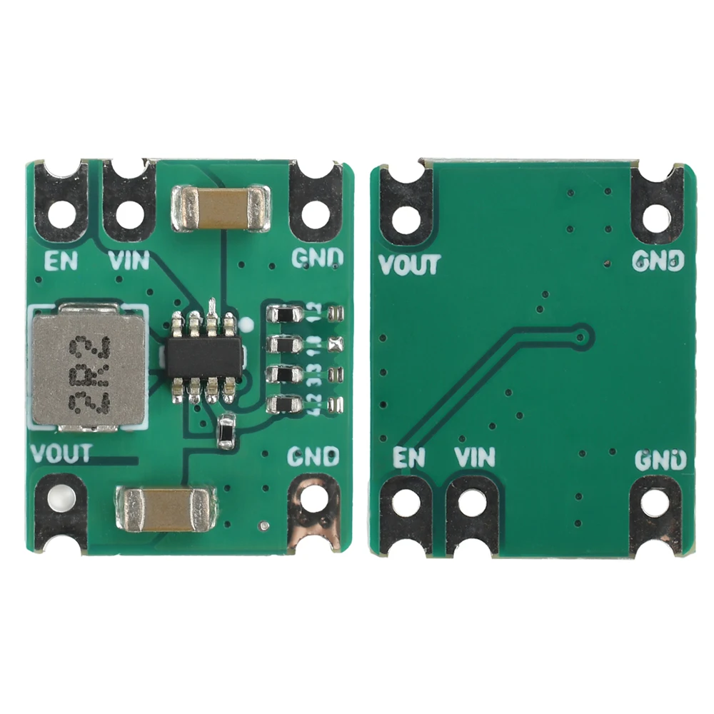 DC 2.5-6V to 1.2V/1.8V/3.3V/4.2V 2A Add Adjustable Voltage Shorting Point Conversion Efficiency 95% DC-DC Step-Down Power Modul