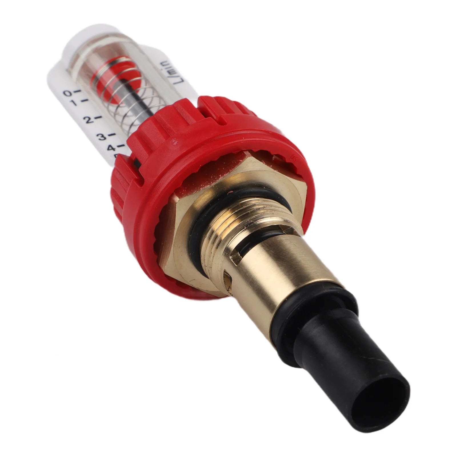 Brass Underfloor Heating Flow Meter Regulator for Manifold with Real Time Flow Monitoring and Optimized Heat Distribution