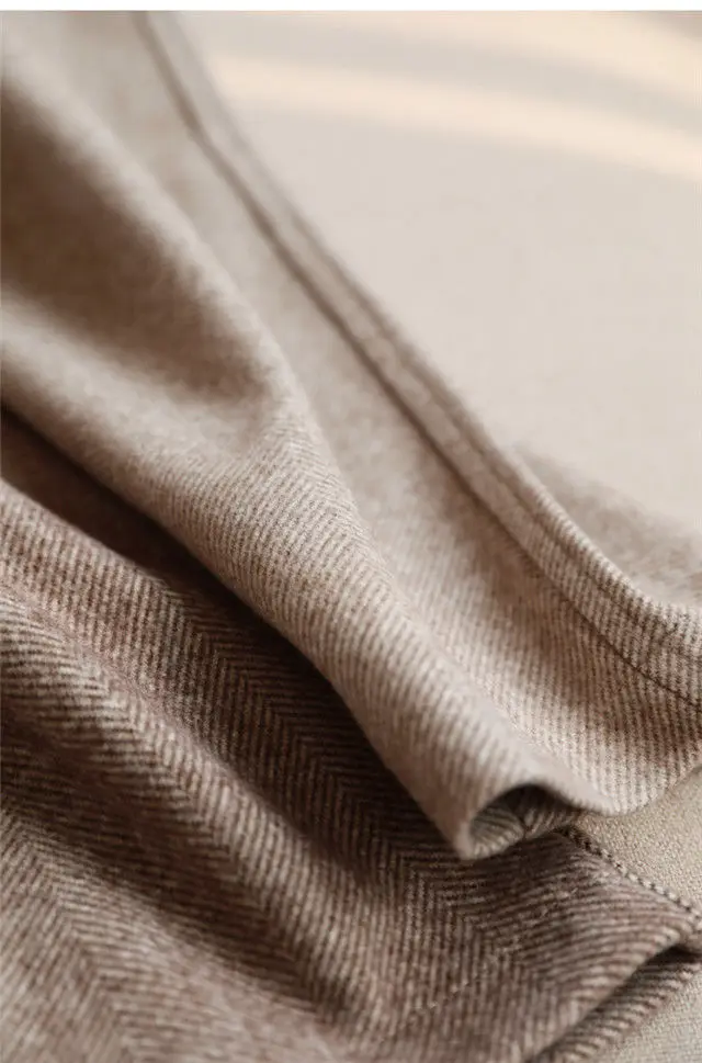 Wool Woolen Harem Trousers Women's Autumn and Winter New High Waist Slimming Ankle-Tied Suit Pants Loose Casual Cigarette Pants