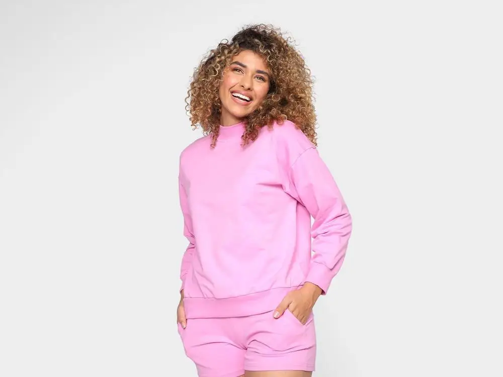 بلوزة بغطاء للرأس بأكمام من Magalu #3