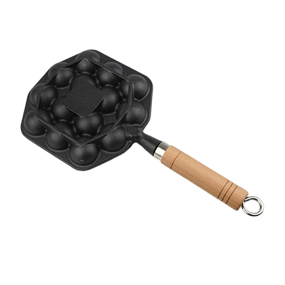 

Casting Iron Frying Pan 14 Holes Thickened Non-Stick Kitchen Pan Snail Meatball Pot Multi-Function Cookware Frying Pot