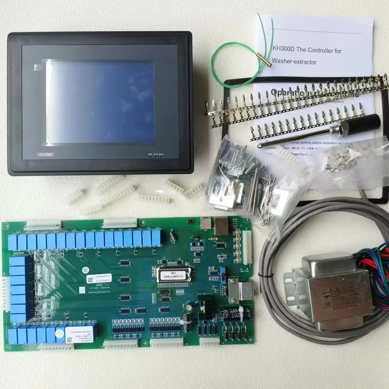 

High quality KH300D industrial washing machine controller touch screen operation panel DM23C