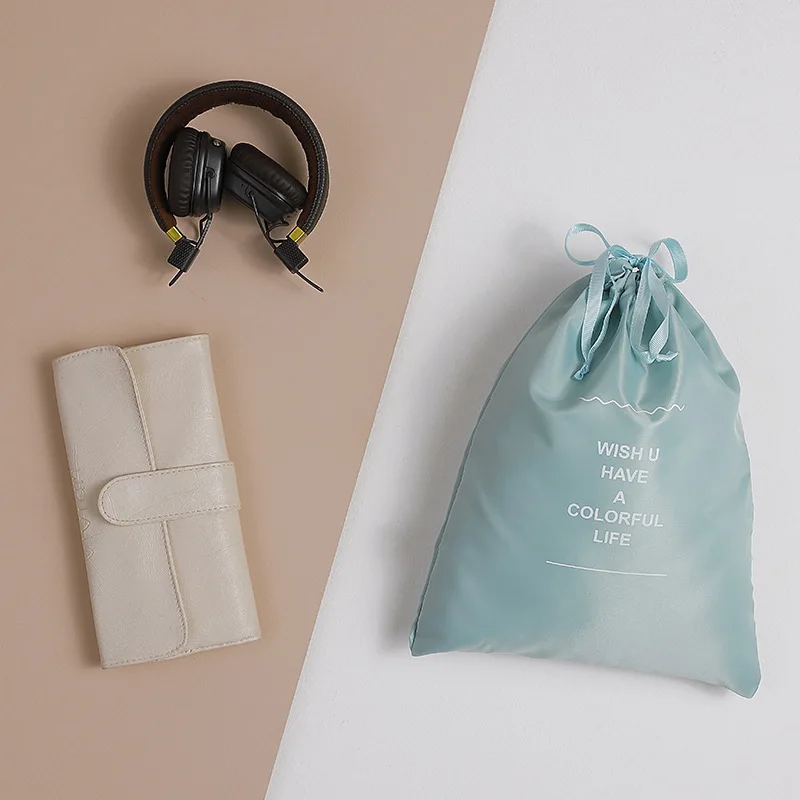 مجموعة من 7 قطع من مكعبات تعبئة السفر، حقيبة تخزين الأمتعة الشبكية المحمولة، حقيبة تنظيم الملابس الداخلية مع حقيبة الأحذية #3