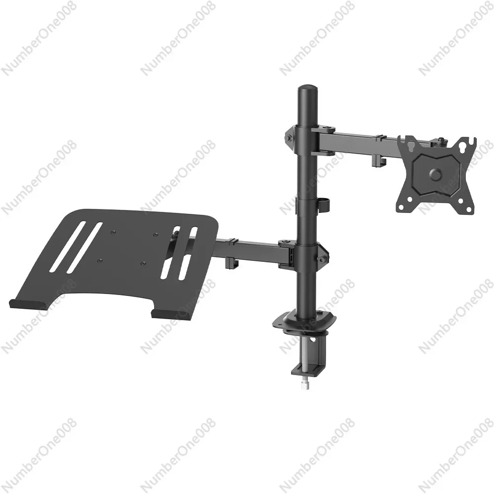 Cold Rolled Steel Monitor Stand Adjustable Arm for 13-27 Inch Screens 8kg Capacity for Office Gaming Desk