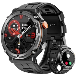 Military Smart Watches 1.39” HD 5ATM Waterproof Rugged for Men, Smart Watch with Bluetooth Call (Answer/Dial) For Xiaomi Huawei