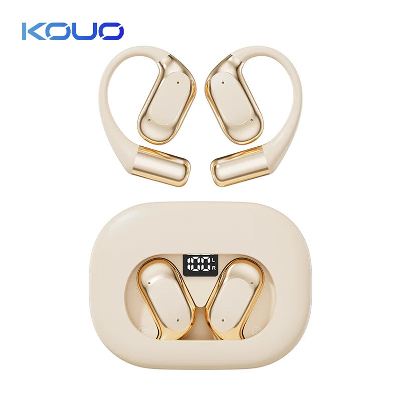 

Wireless Earphones AI Language Translator Headphones Bluetooth 5.4 Noise Canceling Earbud LED Display Waterproof Gaming Headset