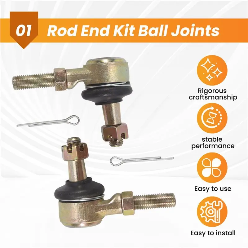 Right And Left Tie Rod End Kit Ball Joints For Raptor 660 YFM660 YFM660R ATV 2001-2005 Top-Rated