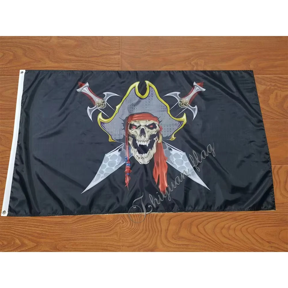 CUSTOM 3X5FT Pirate Flag Skull Banner Jolly Decoration Indoor Festival CLUB PARTY