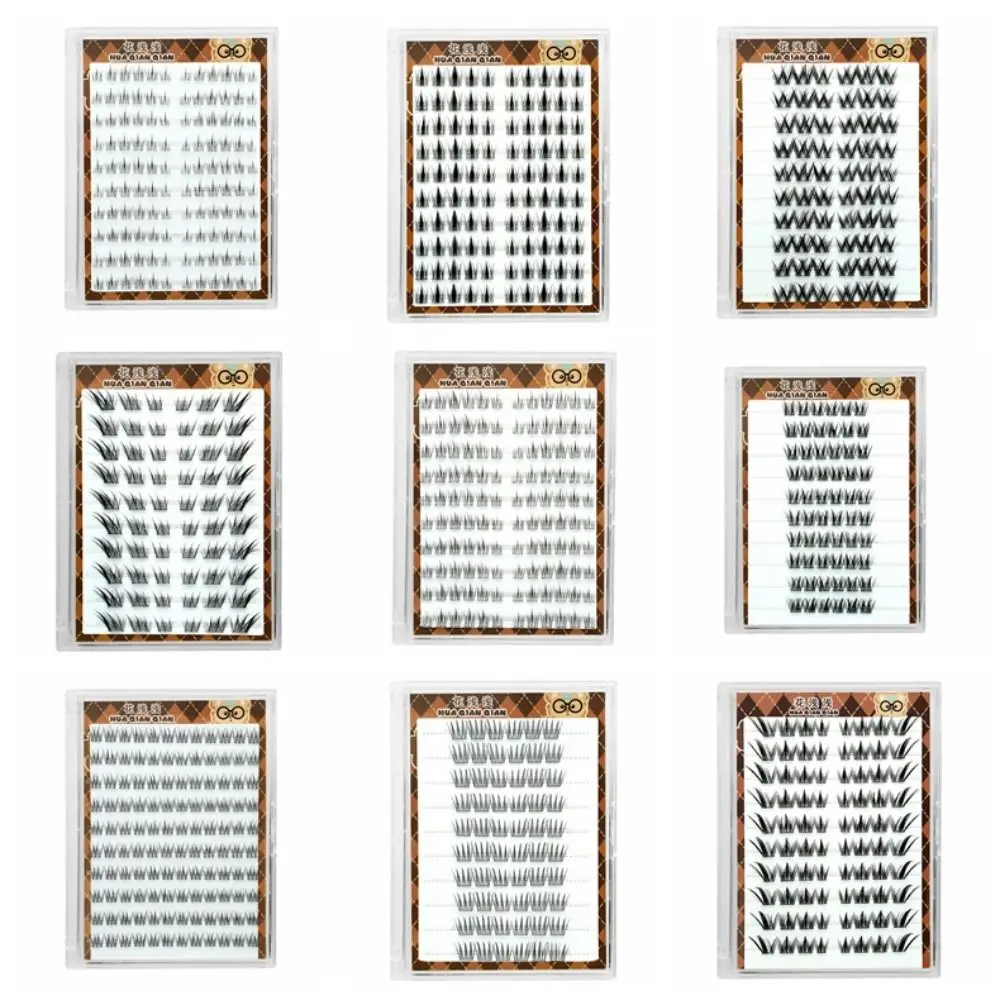 Faux cils moelleux en grappe, outils de maquillage longue durée, sans colle, réutilisables, auto-adhésifs, DIY, pour femmes
