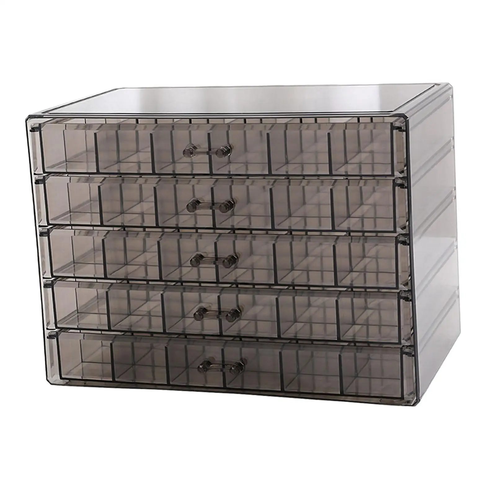 Necklaces Storage Box Empty 120 Grids 5 Layers Drawer Multifunctional Container Jewelry Display Stand Nail Beads Rhinestone Case