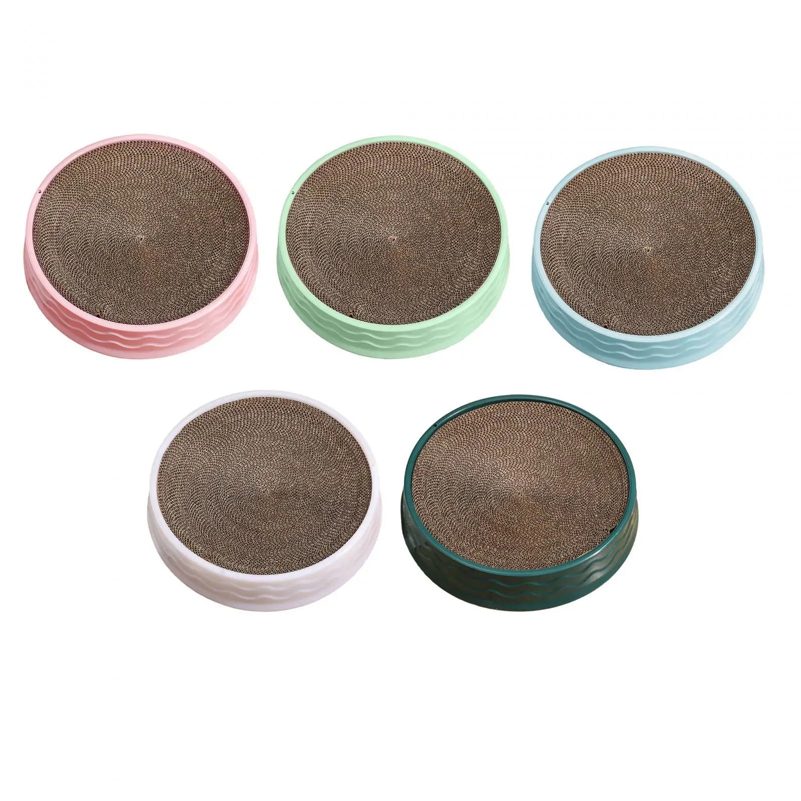 

2 в 1 Когтеточка для кошек, шезлонг для кошек, чаша, шлифовальный коготь, большой, Круглый,