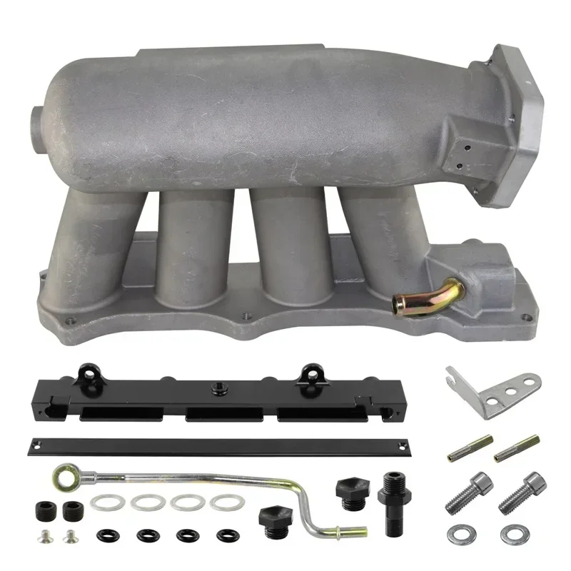 High Volume Fuel Rail Intake Manifold Aluminum70MM Kit For Honda Civic 2006-2011 Acura TSX K20Z3 2004-2008 K24A2 Engine Racing