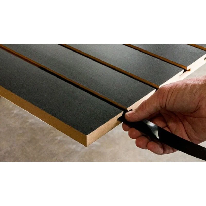 Custom Wooden Slat Wall Decorative Slatwall, Slat Wall, MDF para exibição de loja