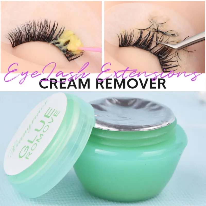 Import New 5g Pink Proffesional Eyelash Extension Glue Remover Cream for Lashes Remover Makeup Tools