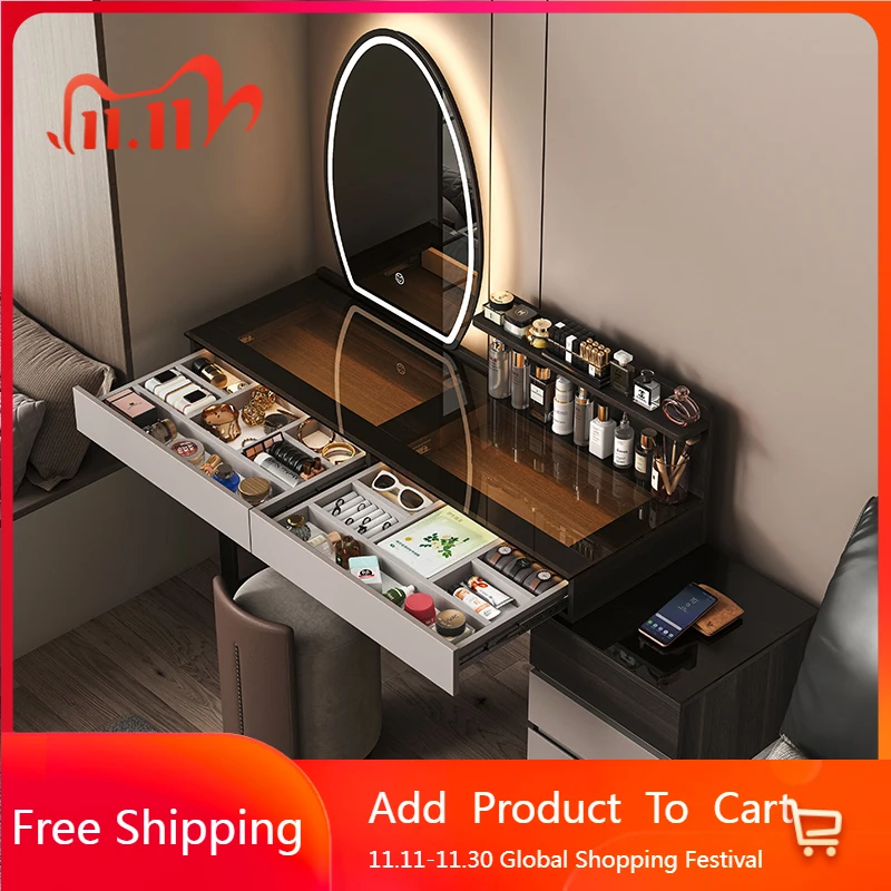 

Minimalist Modern Dressing Table Storage Drawers Desgin European Dressing Table Beauty Cheap Comoda Pra Quarto Trendy Furniture