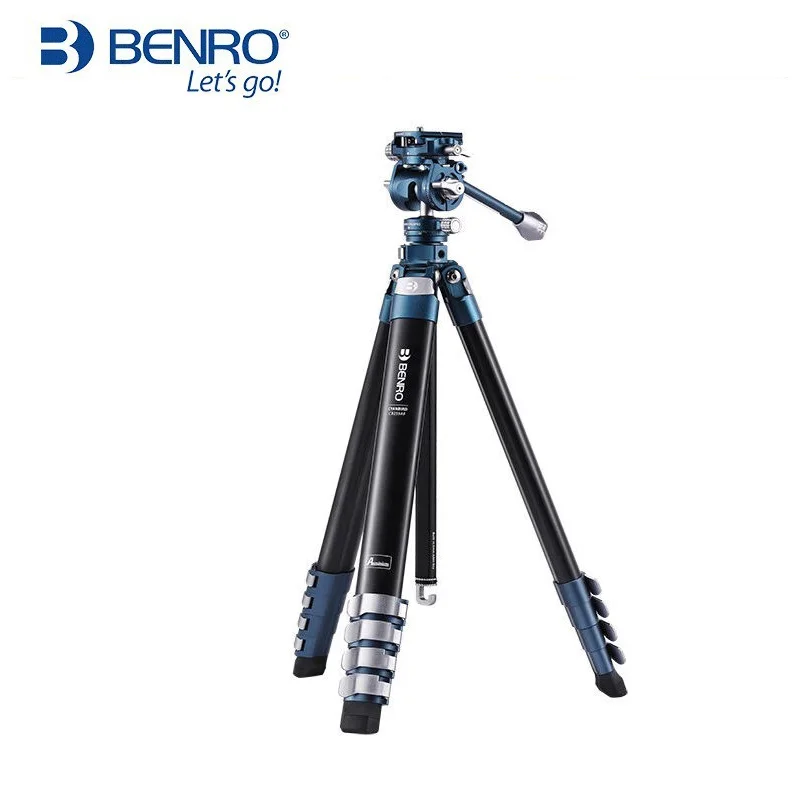 benro Bluebird CB259CFK Carbon Fiber Video Tripod Kit with Fluid Head Twist max load 4.5kg