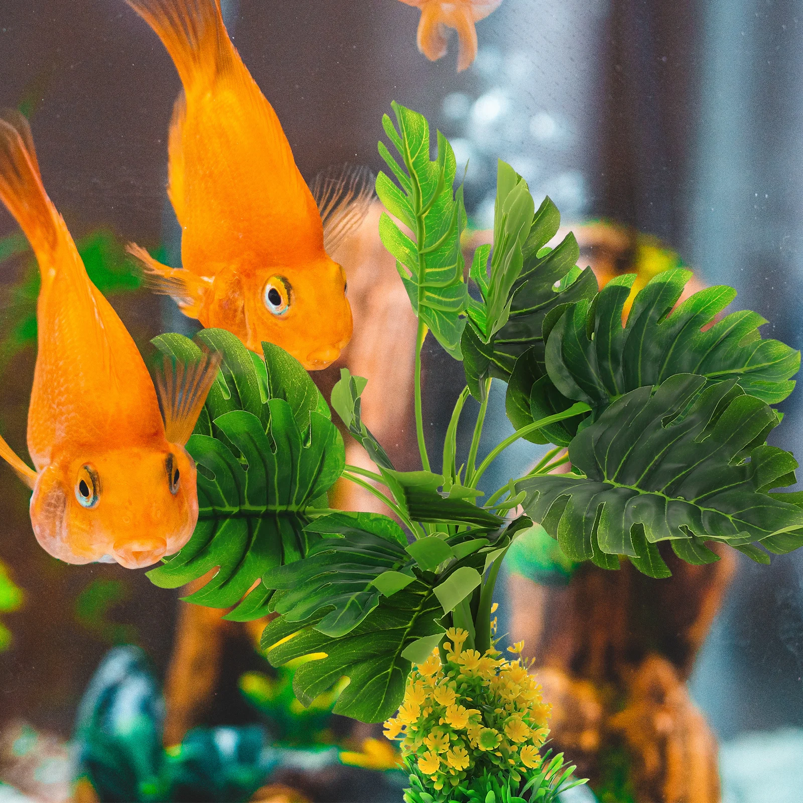 

Artificial Aquarium Plant Simulation Water Grass Fish Tank Decoration Safe Premium Material Vivid Look Non Fading Aquatic